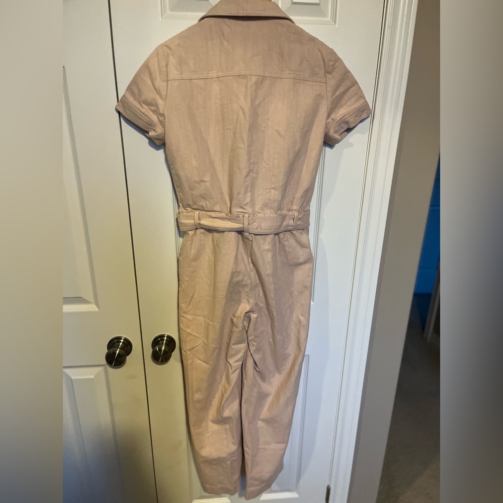 Sessun Jumpsuit Desert Cloud Short sleeved Elastic Belted Waist Sz EU 34 - Picture 3 of 16